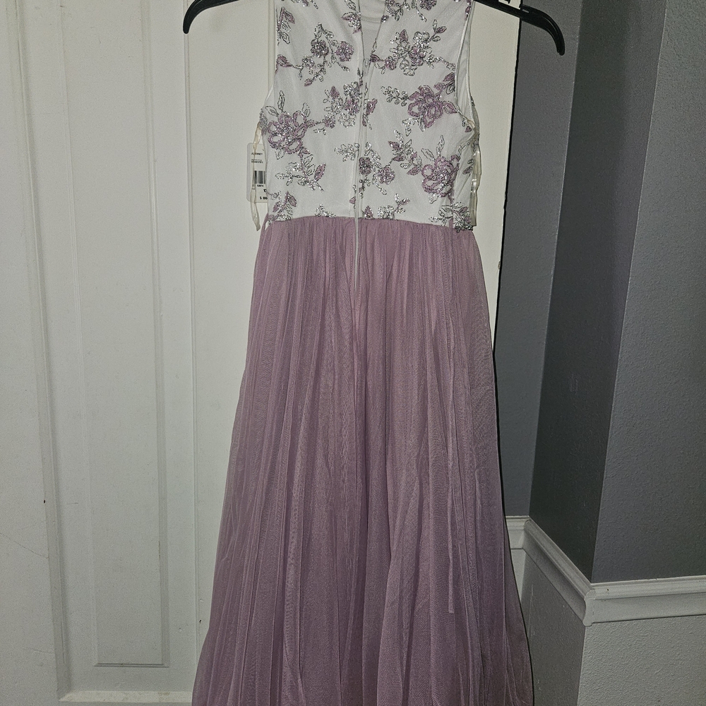 JCPenney Kids Formal Dress - Purple and White